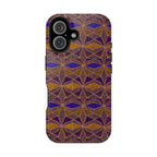 Phone Case — Geometric Tribal Pattern Magnetic Impact-Resistant Case, Fractyl impact resistant iphone 16 pro case featuring colorful full-wrap protection and slim edges.