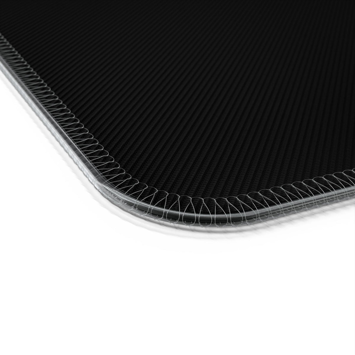 LED Wireless Charging Gaming Mouse Pad — Geometric Amber RGB Desk Mat