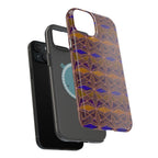 Fractyl Impact Resistant Iphone 16 Pro Case - Geometric Tribal Magnetic MagSafe Cover