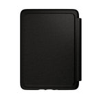 Sleek black exterior of the Blue Orange Camouflage Kindle Case – Protective E-Reader Cover. This 7 inch kindle case serves as a protective case and minimalist cover, making it a great reader sleeve and commuter accessory for book lovers seeking a durable yet stylish tablet sleeve.