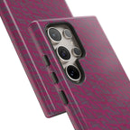 Pink Textured Wireless Charging Case | Premium Slim Dual-Layer Protective iPhone Cover
