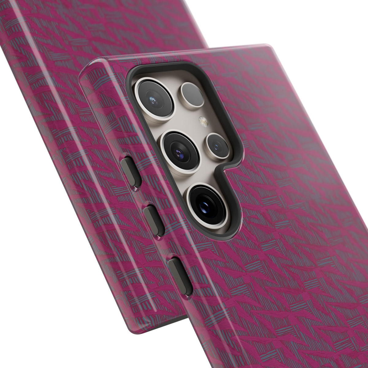 Pink Textured Wireless Charging Case | Premium Slim Dual-Layer Protective iPhone Cover