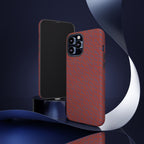 Wireless Charging iPhone 17 ProMax Case – Rugged Red Pebble Texture Shockproof Cover