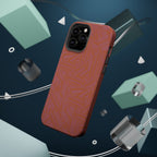 Protective iPhone 18 Pro Max Case With Terracotta Geometric MagSafe Impact Resistance