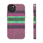 Fractyl Glossy Protective iPhone 18 Pro Max Case – Geometric Teal Shockproof Design
