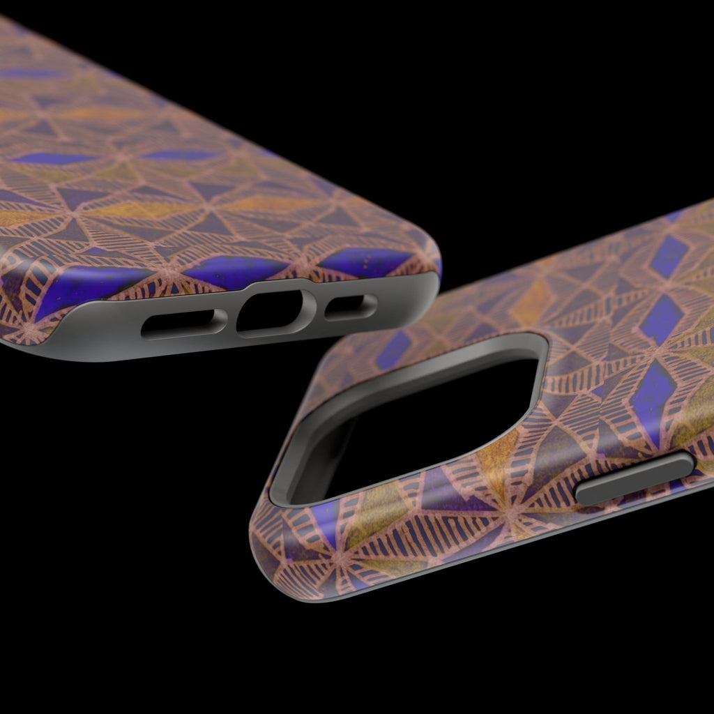 Fractyl Impact Resistant Iphone 16 Pro Case - Geometric Tribal Magnetic MagSafe Cover
