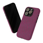 Pink Textured Wireless Charging Case | Premium Slim Dual-Layer Protective iPhone Cover