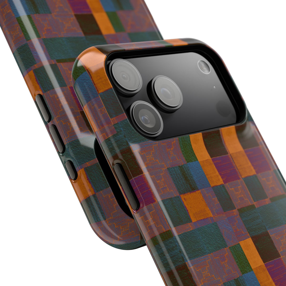 Fractyl Wireless Charging iPhone 18 Pro Case - Impact-Resistant Quilted Pattern