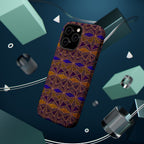 Phone Case — Geometric Tribal Pattern Magnetic Impact-Resistant Case, Fractyl impact resistant iphone 16 pro case with high-detail full-wrap tribal print.