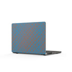 Another angle of the Blue Raindrop Matte MacBook Case by Printify, featuring its elegant waterproof laptop decal. This blue macbook case is a standout choice for those seeking minimal style and would serve as a great birthday gift or tech accessory. Perfect for everyday carry, this case is a lovely office accessory for students or as a thoughtful gift for her.