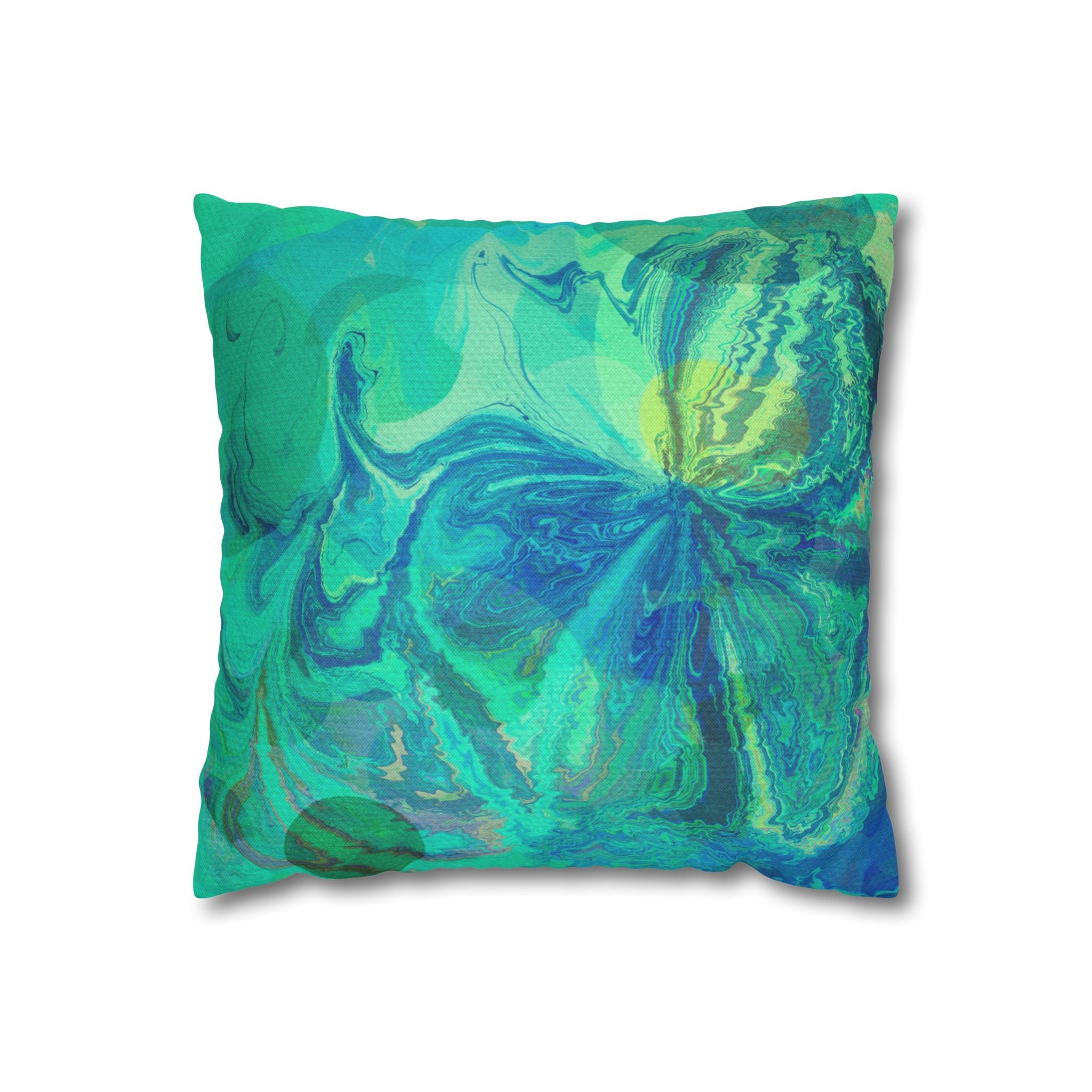 Spun Polyester Square Pillowcase