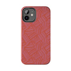 Tough Phone Case — Geometric Coral Pattern Protective Cover, shockproof iphone 18 pro case with slim side profile