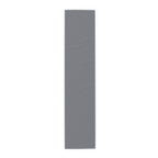 Solid Gray Table Runner — Cotton-Poly Dining Accent