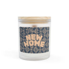 New Home Frosted Glass Candle — 11oz Scented Housewarming Gift