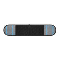 Double Oven Mitts - Quilted Heat-Resistant Kitchen Grip (Black with Blue Accent)