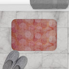 Versatile Memory Foam Bath Mat available in multiple sizes, featuring a chic geometric pattern and durable edges, ideal for any bathroom.