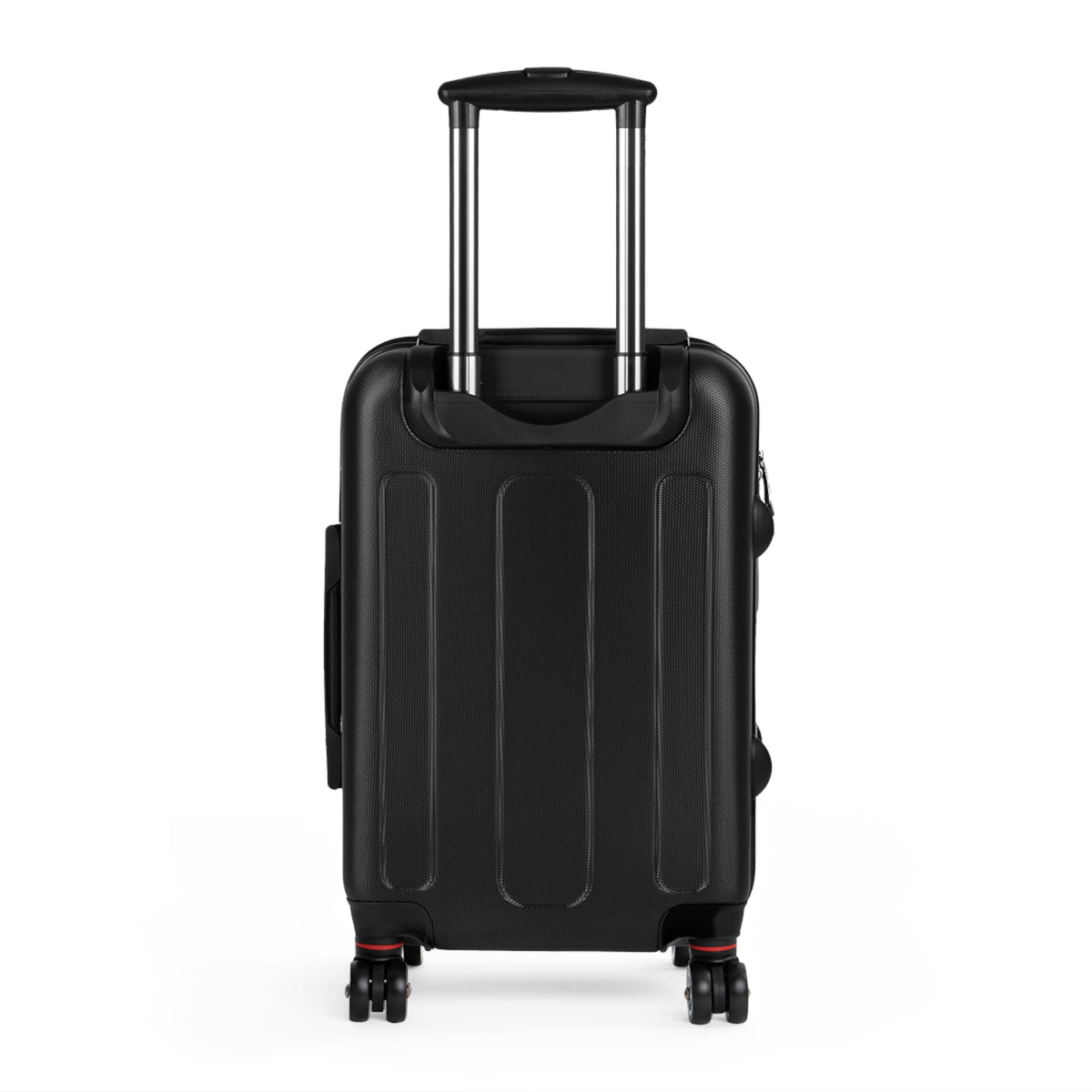 Pink Pastel Pattern Suitcase — Floral Grid Carry-On Luggage