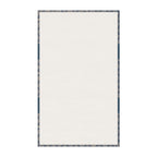 Geometric Navy Stripe Cotton Tea Towel — Modern Farmhouse Kitchen Linen