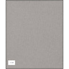 Stylish embroidered plush throw blanket in a subtle light gray hue, designed for comfort. This lightweight knitted throw enhances any decor while providing warmth during chilly nights.