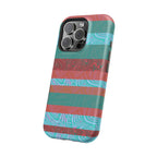 Fractyl MagSafe Compatible iPhone 18 Pro Max Case, Teal Coral Impact-Resistant Magnetic Cover