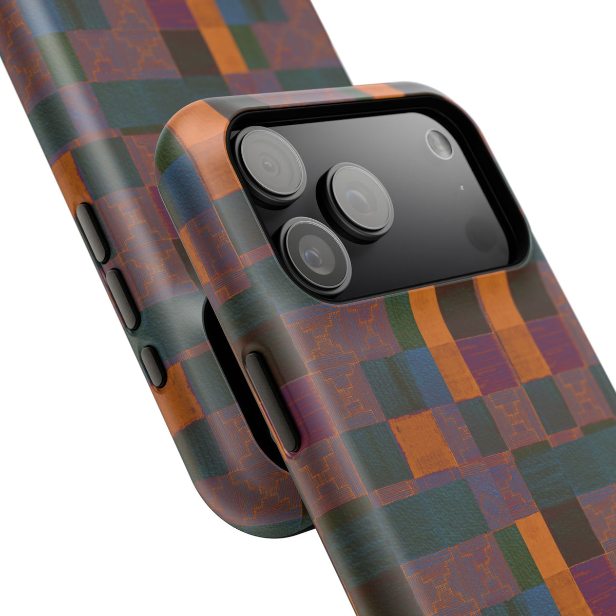 Fractyl Wireless Charging iPhone 18 Pro Case - Impact-Resistant Quilted Pattern