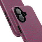 Pink Textured Wireless Charging Case | Premium Slim Dual-Layer Protective iPhone Cover