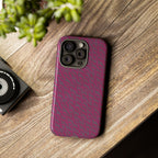 Pink Textured Wireless Charging Case | Premium Slim Dual-Layer Protective iPhone Cover