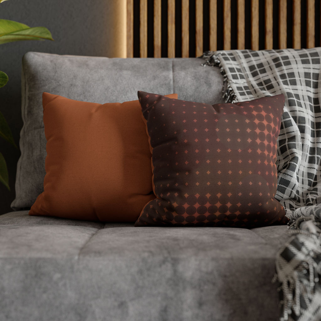 Spun Polyester Square Pillowcase