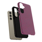 Pink Textured Wireless Charging Case | Premium Slim Dual-Layer Protective iPhone Cover