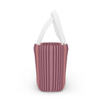 Striped Pink Lunch Bag – Insulated Tote for Work & School