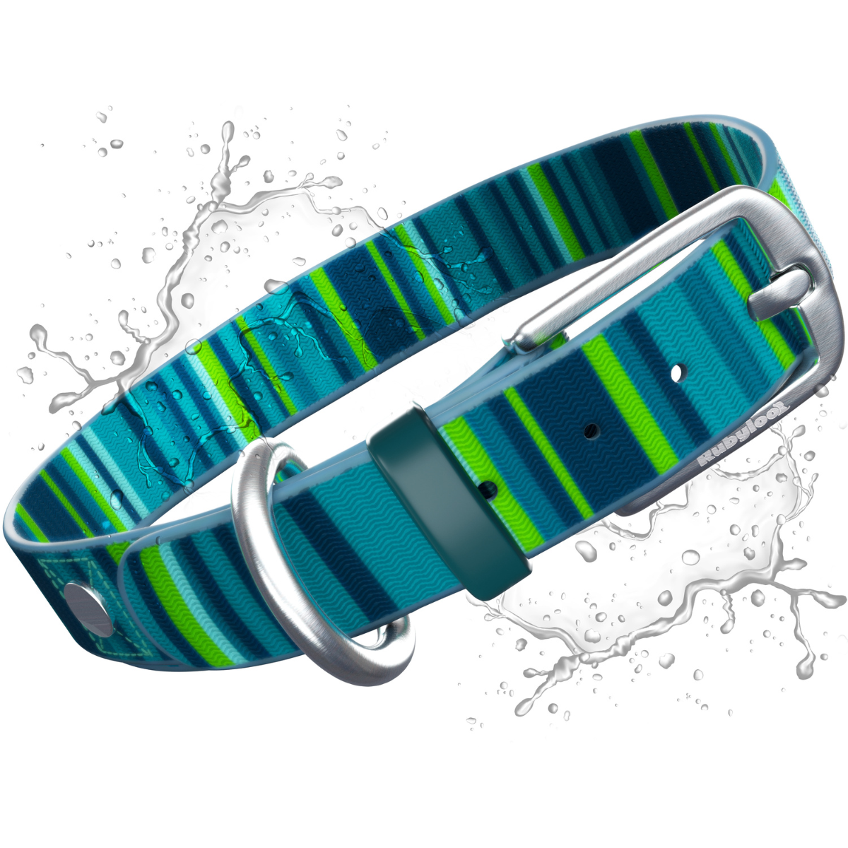 Odor Resistant Dog Collar – Waterproof, Washable, Quick-Dry Durable Collar By Rubyloo, corrosion-resistant odor resistant dog collar for swimming and rainy walks