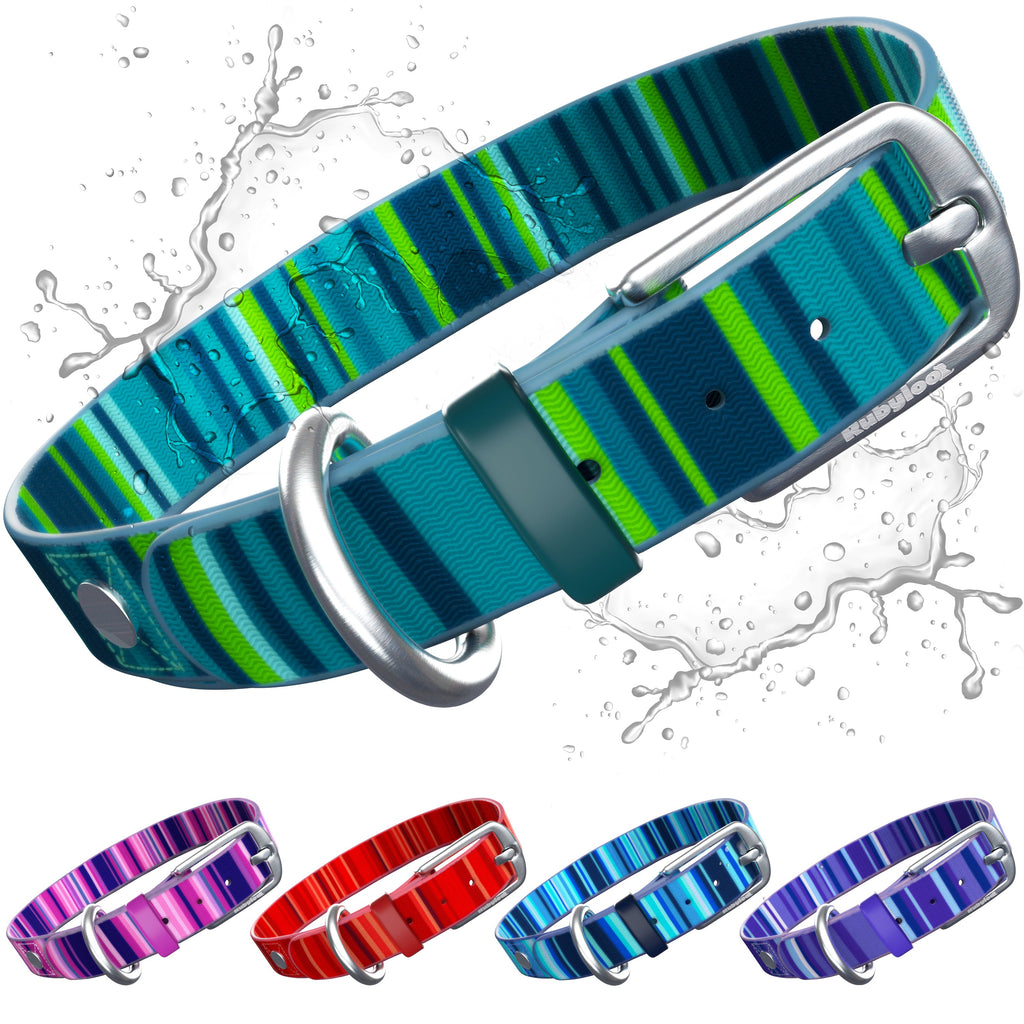 Odor Resistant Dog Collar – Waterproof, Washable, Quick-Dry Durable Collar By Rubyloo, an odor resistant dog collar for active dogs