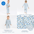 Blueberry Bamboo Toddler Pajamas – Romper