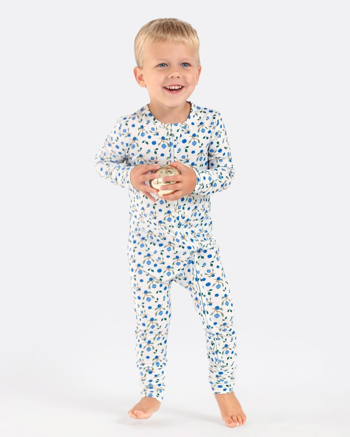Blueberry Bamboo Toddler Pajamas – Romper