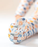 Multi Checkered Bamboo Baby Pajamas – Zipper Footie