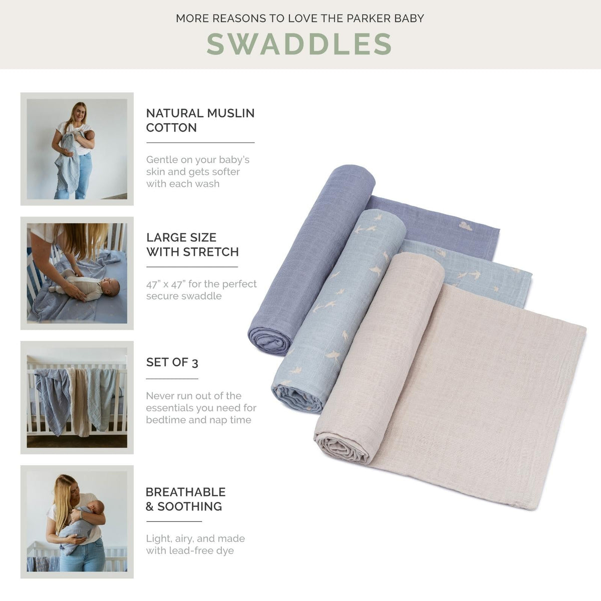 Cloud Swaddle Set