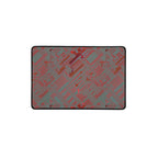 Anti-Slip Desk Mat - Smooth 100% Polyester with Durable Hemmed Edges and Natural Rubber Base, medium geometric pattern gaming desk mat