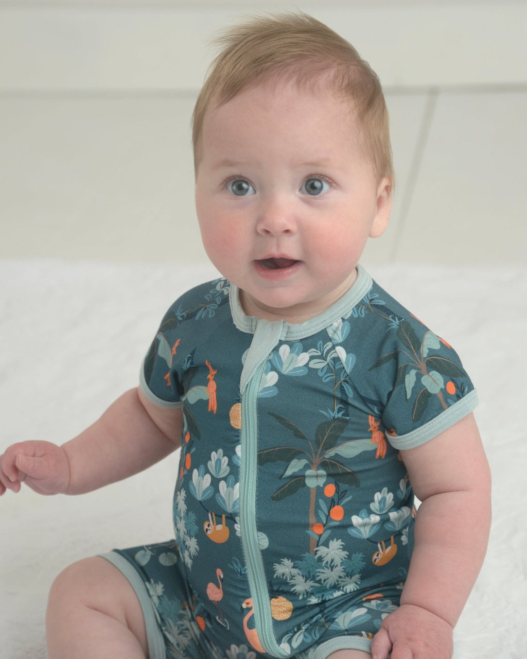 Jungle Bamboo Toddler Pajamas – Romper